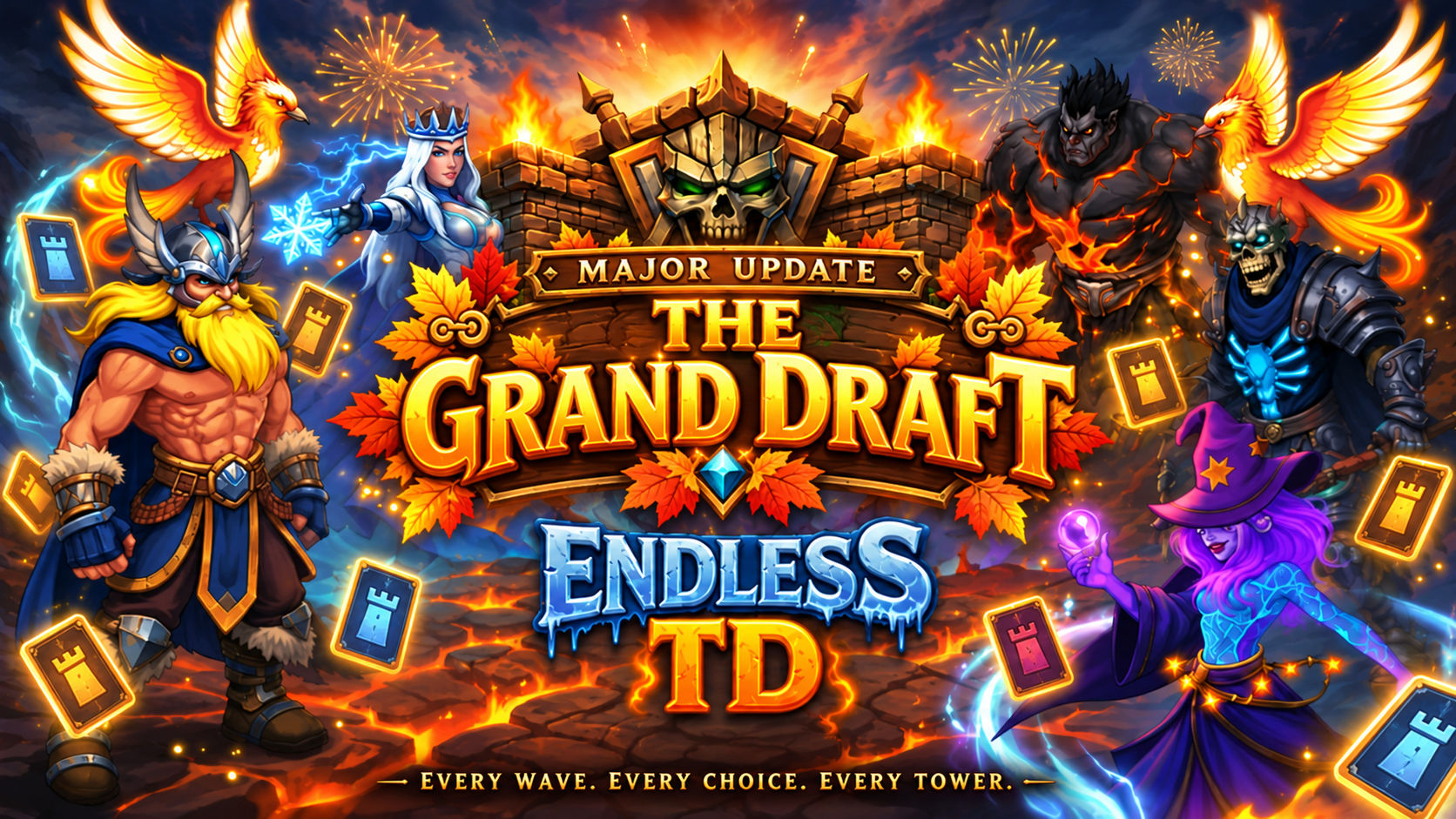 🎲 Endless TD: The Grand Draft